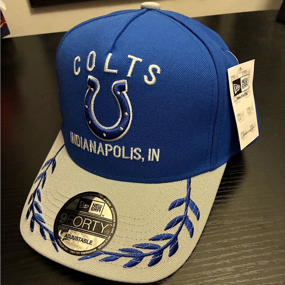 New Era Blue and Gray Colts Cap - Picture 3 of 4